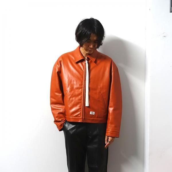 Shinya Kozuka ×dickiesレザージャケット 未使用 SHINYA KOZUKA with DICKIES シンヤコヅカ ディッキーズ