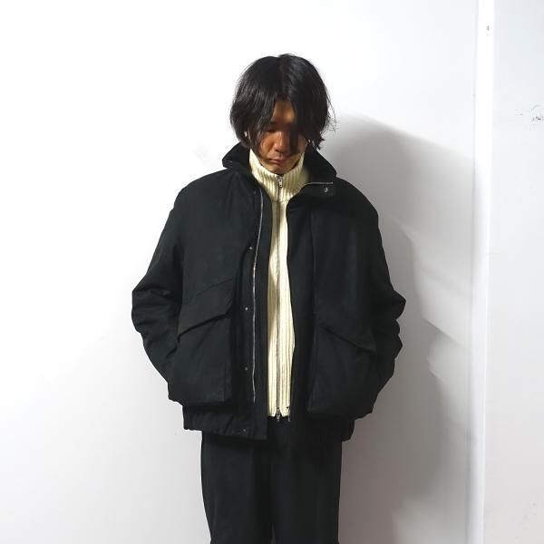 URU ZIP UP BLOUSON Black - ブルゾン