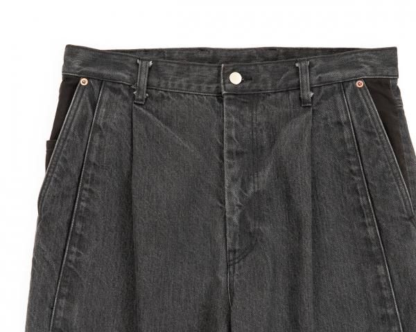 stein(シュタイン)/RECONSTRUCTION WIDE DENIM JEANS/Charcoal