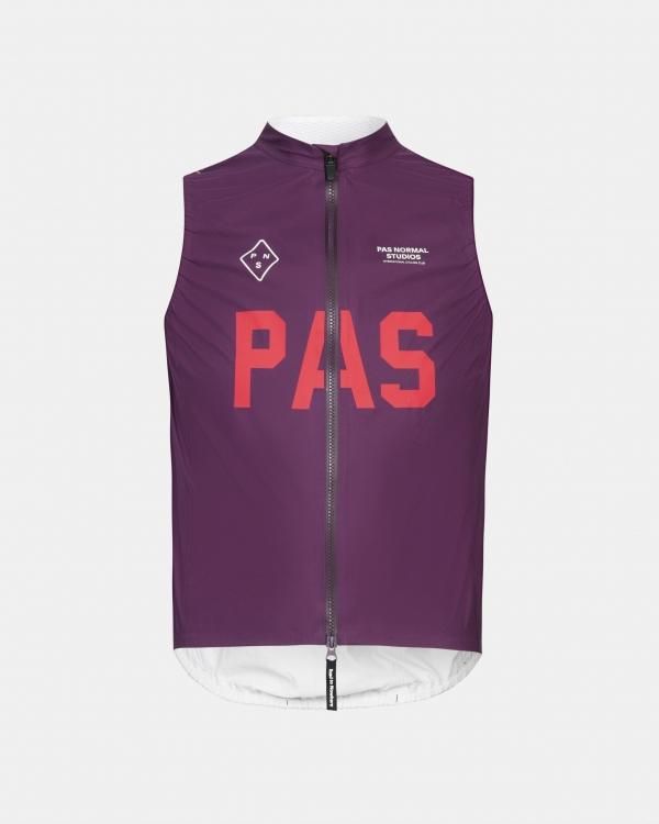 PAS NORMAL STUDIOS(パスノーマルスタジオ)/T.K.O. RAIN GILET/Magenta ...