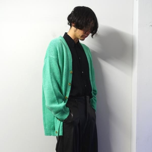 トップスURU LONG KNIT CARDIGAN - カーディガン