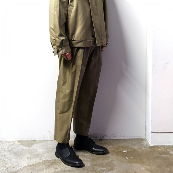 stein(シュタイン)/DOUBLE WIDE TROUSERS/Beige　通販 取り扱い-CONCRETE RIVER