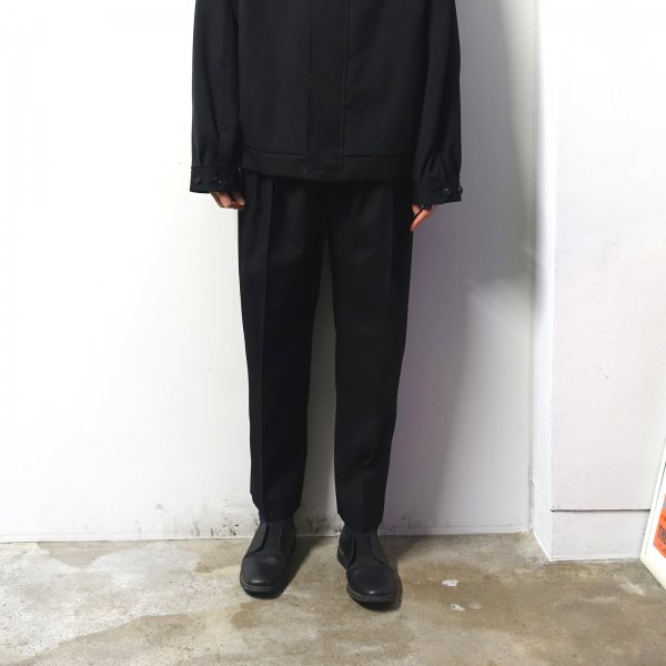 <img class='new_mark_img1' src='https://img.shop-pro.jp/img/new/icons13.gif' style='border:none;display:inline;margin:0px;padding:0px;width:auto;' />stein(奿)/DOUBLE WIDE TROUSERS/Black