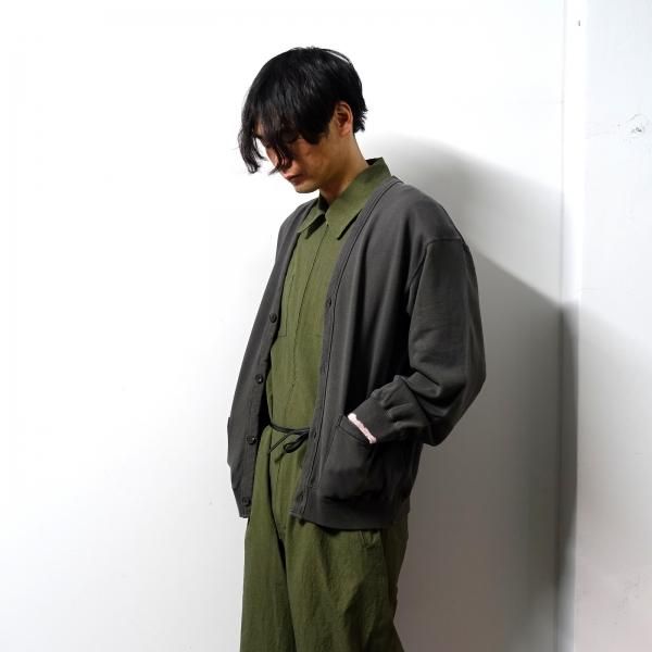 stein(シュタイン)/OVERSIZED REBUILD SWEAT CARDIGAN/Grey khaki 通販