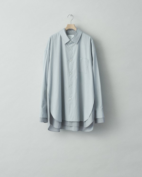 stein(シュタイン)/OVERSIZED LAYERED SHIRT/LB.Grey × Blue 通販 取り扱い-CONCRETE RIVER