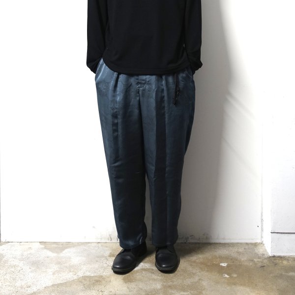 ETHOSENS(エトセンス)/Jaquard pants/Blue 通販 取り扱い-CONCRETE RIVER