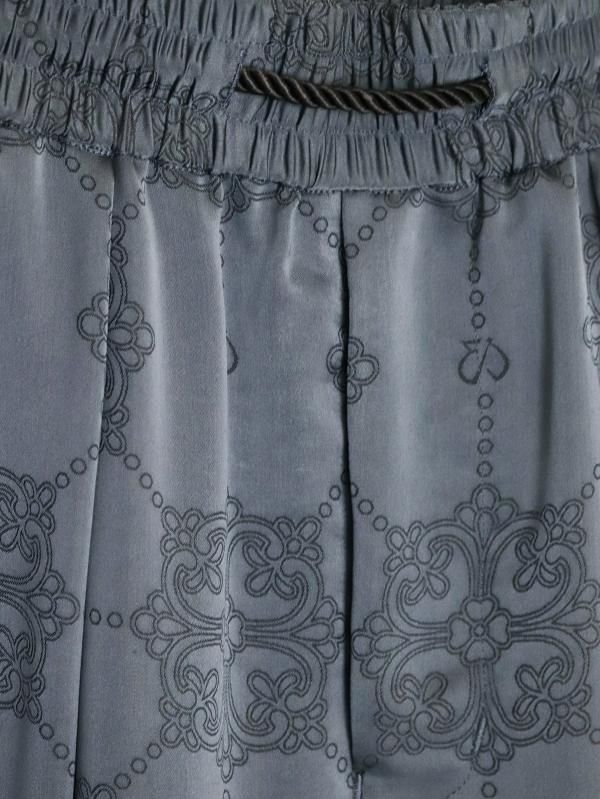 ETHOSENS(エトセンス)/Jaquard pants/Blue 通販 取り扱い