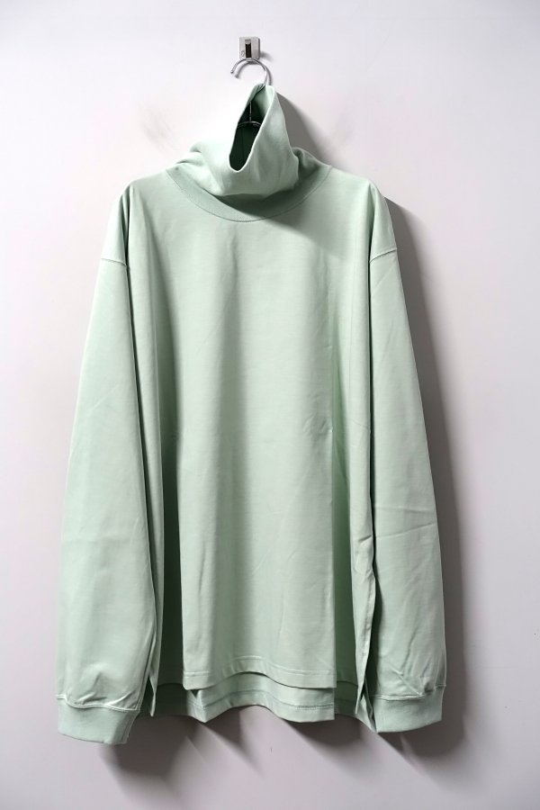 URU(ウル)/LONG SLEEVE TURTLE NECK TEE/Green 通販 取り扱い-CONCRETE