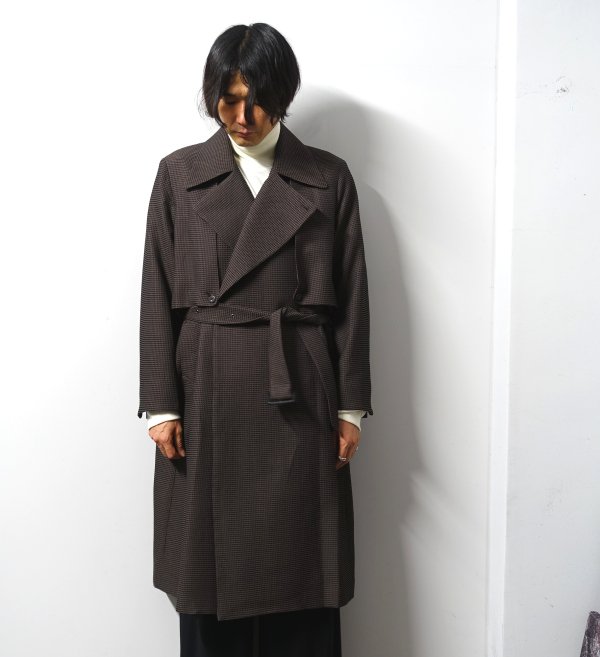 ETHOSENS(エトセンス)/Trench coat/Mocha 通販 取り扱い-CONCRETE RIVER