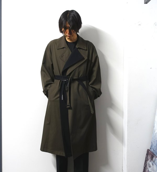 stein(シュタイン)/DOUBLE LAPELED DOUBLE BREASTED COAT/Military 