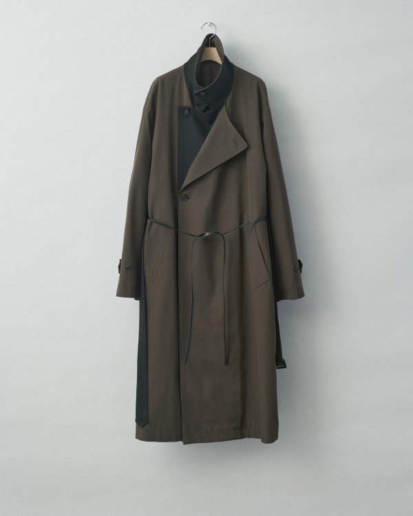 stein(シュタイン)/DOUBLE LAPELED DOUBLE BREASTED COAT/Military 