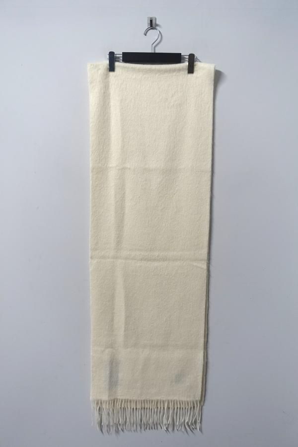 stein 22AW Alpaca Long Muffler off white-