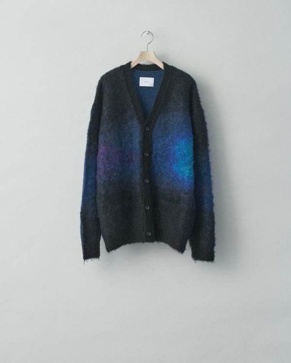 stein(シュタイン)/GRADATION MOHAIR CARDIGAN/Black 通販 取り扱い 