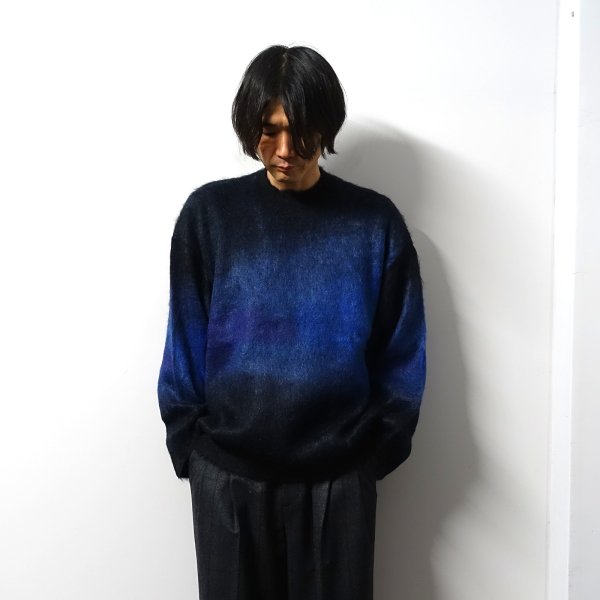 <img class='new_mark_img1' src='https://img.shop-pro.jp/img/new/icons13.gif' style='border:none;display:inline;margin:0px;padding:0px;width:auto;' />stein(奿)/OVERSIZED GRADATION MOHAIR LS/Black