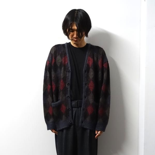 stein カーディガン Kid Mohair Argyle Cardigan-