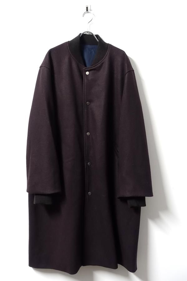 URU(ウル)/LONG COAT/Burgundy　通販 取り扱い-CONCRETE RIVER