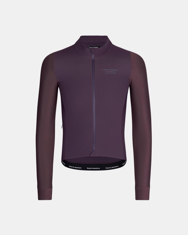 PAS NORMAL STUDIOS(パスノーマルスタジオ)/Men's Mechanism Thermal Long Sleeve  Jersey/Bordeaux　通販 取り扱い-CONCRETE RIVER
