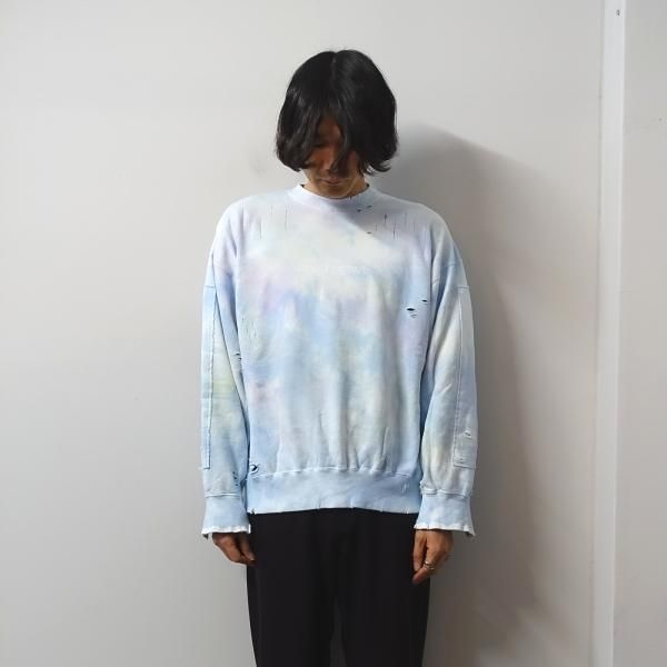 stein(シュタイン)/OVERSIZED REBUILD SWEAT LS/Tie dye 通販 取り扱い