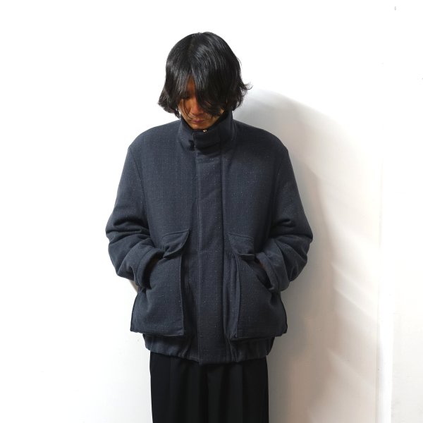 <img class='new_mark_img1' src='https://img.shop-pro.jp/img/new/icons16.gif' style='border:none;display:inline;margin:0px;padding:0px;width:auto;' />URU(ウル)/ZIP UP BLOUSON/Charcoal
