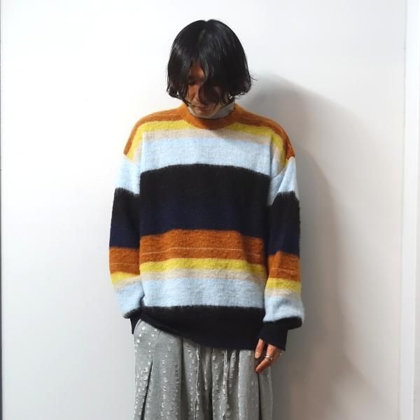 stein Color Combination Mohair LS モヘアニット - ニット/セーター