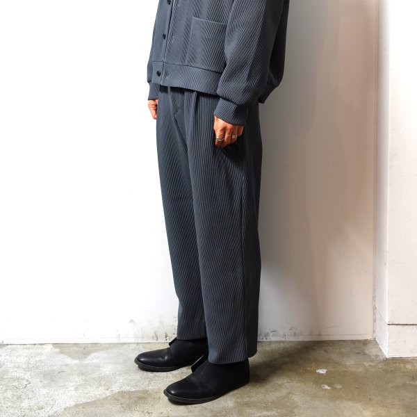 stein(シュタイン)/GRADATION PLEATS TWO TUCK TROUSERS/N.Grey　通販 取り扱い-CONCRETE  RIVER