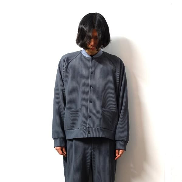 カーディガンstein GRADATION PLEATS CARDIGAN/TROUSERS