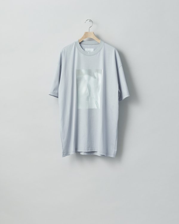 stein(シュタイン)/PRINT TEE(MERCERISED COTTON)- WATER -/Blue grey