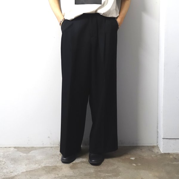 stein(シュタイン)/EXTRA WIDE TROUSERS/Black 通販 取り扱い-CONCRETE ...