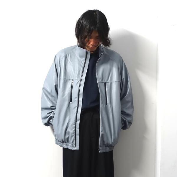 stein(シュタイン)/LEATHER WINDBREAKER JACKET/Blue grey 通販