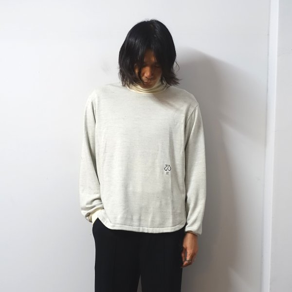 ETHOSENS(エトセンス)/Sweatshirt/Ecru 通販 取り扱い-CONCRETE RIVER