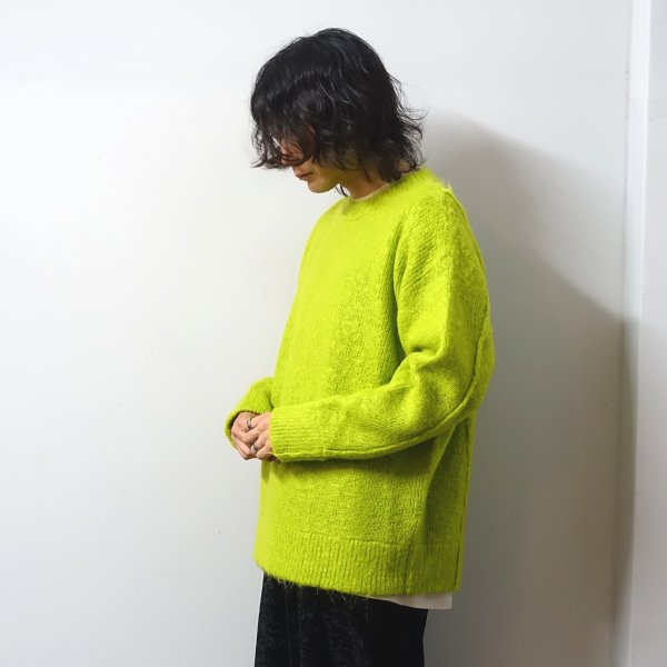 stein(シュタイン)/KID MOHAIR KNIT LS/Yellow green