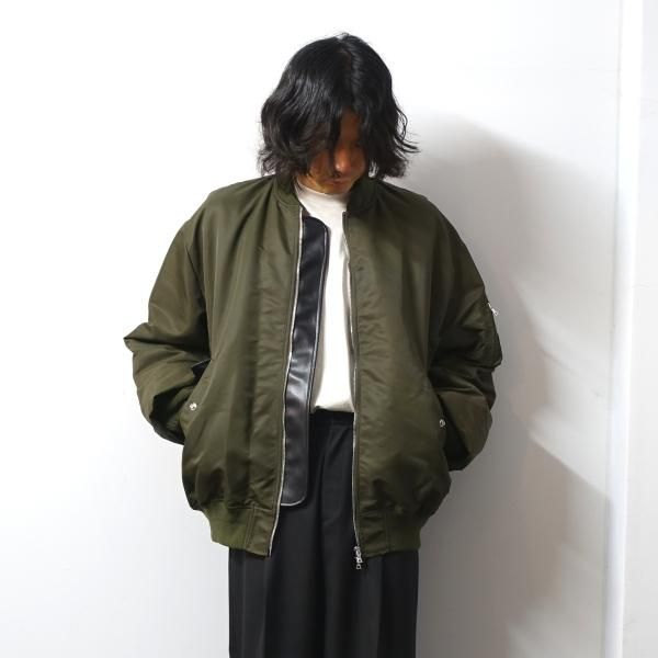 カラーグリーンstein OVERSIZED FLIGHT JACKET KHAKI ma-1