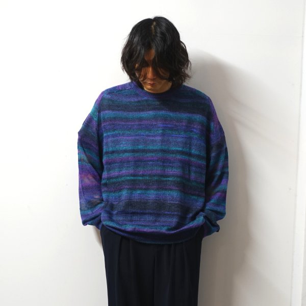 <img class='new_mark_img1' src='https://img.shop-pro.jp/img/new/icons16.gif' style='border:none;display:inline;margin:0px;padding:0px;width:auto;' />URU(ウル)/CREW NECK KNIT/Blue