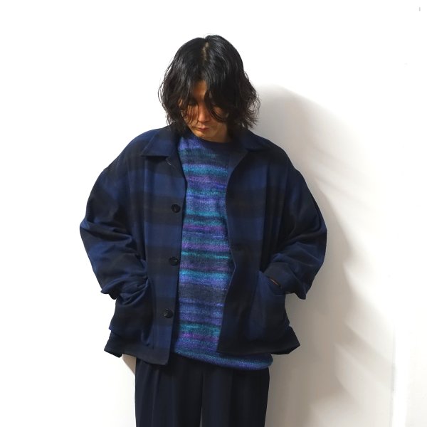 URU(ウル)/COVERALL JACKET/Navy 通販 取り扱い-CONCRETE RIVER