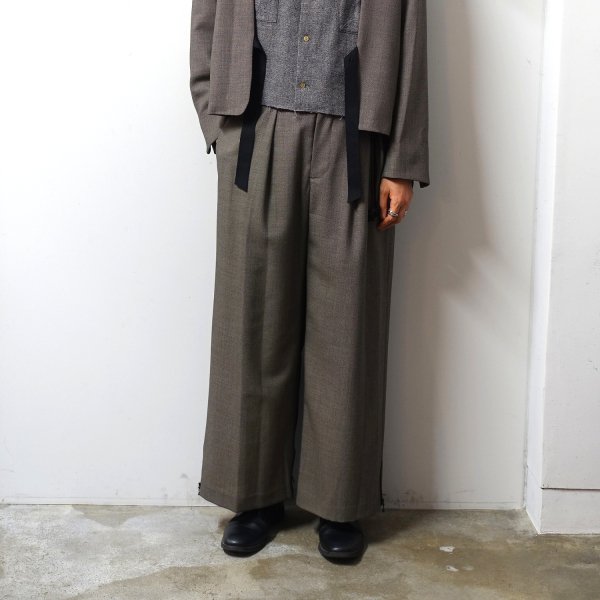 ETHOSENS(エトセンス)/Bird's-eye slacks/Beige 通販 取り扱い