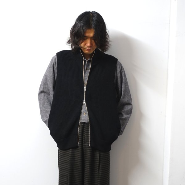 stein(シュタイン)/CUPRO BI COLOR ZIP JACKET/MILITARY KHAKI x BLACK 通販  取り扱い-CONCRETE RIVER