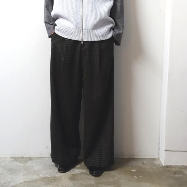 stein(シュタイン)/EXTRA WIDE TROUSERS/Gingham 通販 取り扱い 