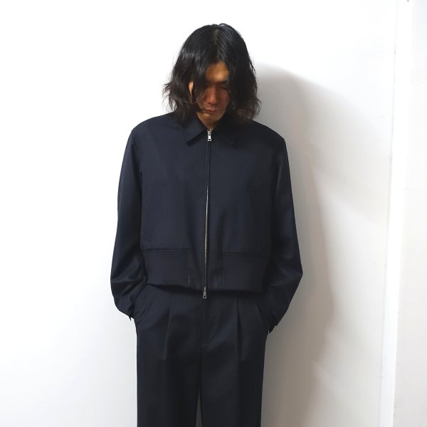 URU(ウル)/ZIP UP BLOUSON/D.Navy 通販 取り扱い-CONCRETE RIVER