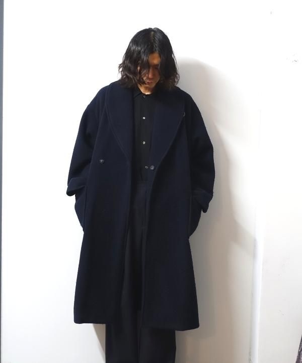 URU(ウル)/HOODED COAT/Charcoal 通販 取り扱い-CONCRETE RIVER