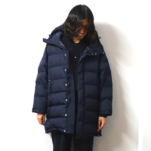 <img class='new_mark_img1' src='https://img.shop-pro.jp/img/new/icons13.gif' style='border:none;display:inline;margin:0px;padding:0px;width:auto;' />URU(ウル)/HOODED DOWN JACKET/Navy