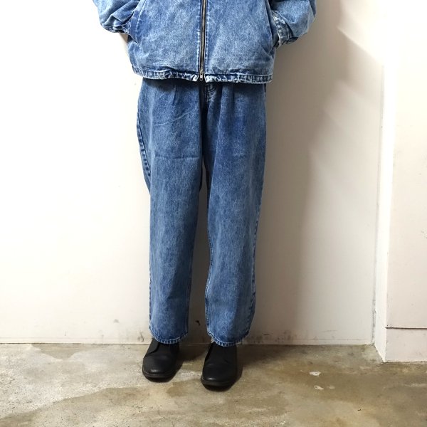 stein(シュタイン)/CHEMICAL BLEACHED DENIM JEANS/INDIGO 通販