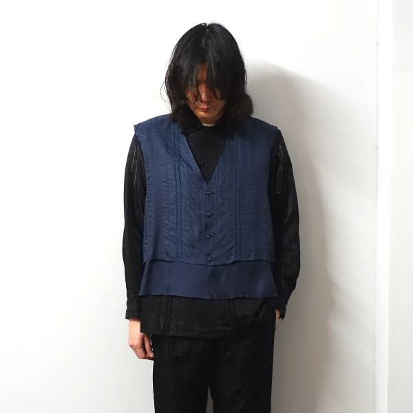 URU(ウル)/VEST/NAVY 通販 取り扱い-CONCRETE RIVER