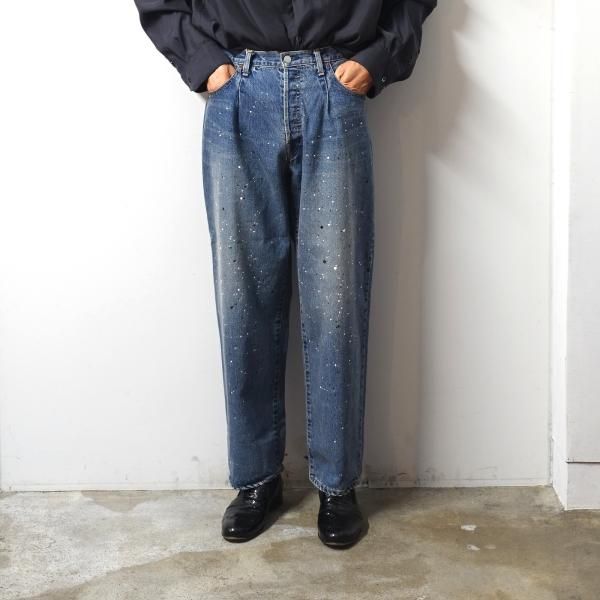 ssstein(シュタイン)/VINTAGE REPRODUCTION SPLASHED DENIM JEANS/INDIGO 通販  取り扱い-CONCRETE RIVER