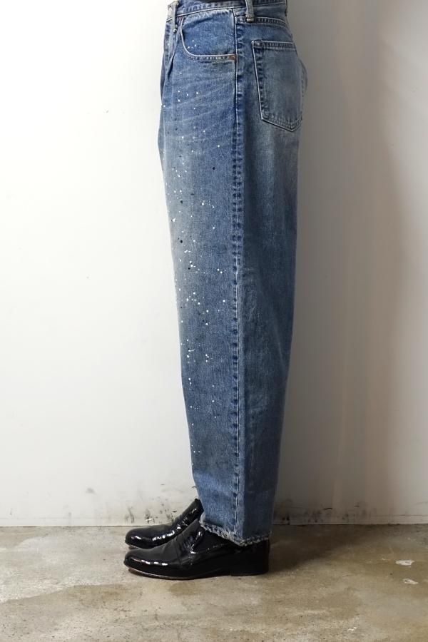 ssstein(シュタイン)/VINTAGE REPRODUCTION SPLASHED DENIM