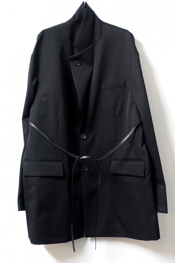 ssstein(シュタイン)/OVERSIZED SINGLE BREASTED LONG JACKET/BLACK 通販 取り扱い-CONCRETE  RIVER