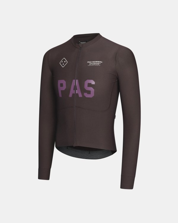 PAS NORMAL STUDIOS(パスノーマルスタジオ)/PAS Mechanism Pro Long Sleeve Jersey/Dark  Red 通販 取り扱い-CONCRETE RIVER