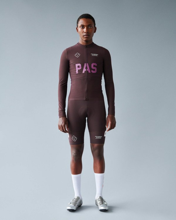 PAS NORMAL STUDIOS(パスノーマルスタジオ)/PAS Mechanism Pro Long Sleeve Jersey/Dark  Red 通販 取り扱い-CONCRETE RIVER