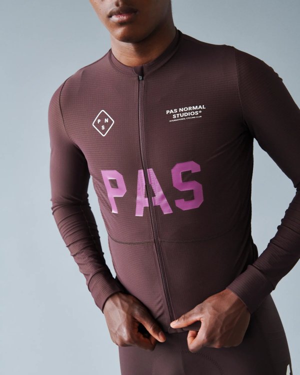 PAS NORMAL STUDIOS(パスノーマルスタジオ)/PAS Mechanism Pro Long Sleeve Jersey/Dark  Red 通販 取り扱い-CONCRETE RIVER