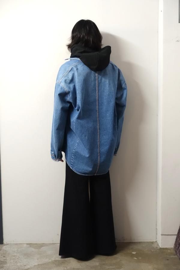 帽子 SHINYAKOZUKA/ORDINARY DIVING HOOD/BLACK SHINYAKOZUKA(シンヤコズカ)/ORDINARY DIVING SKINNY HOODIE