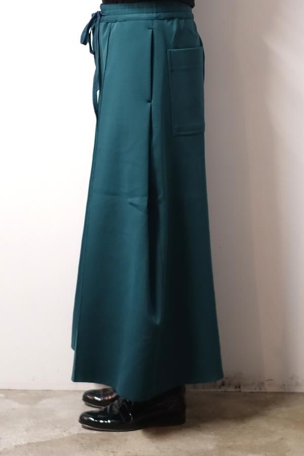 SHINYAKOZUKA(シンヤコズカ)/KNITTED PANTALON/POOL GREEN 通販